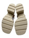 Paul Green Shoe Size 5.5 Beige Leather Upper Criss Cross Open Toe Sandals Beige / 5.5