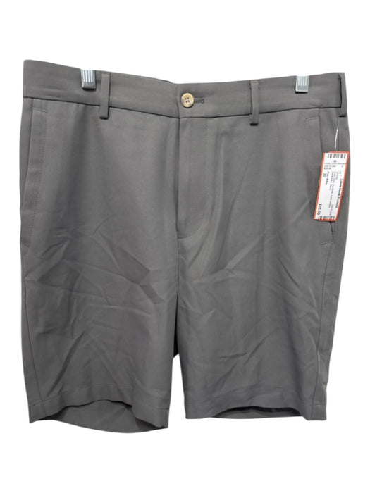 Peter Millar Size 30 Dark Gray Synthetic Solid Khakis Men's Shorts Dark Gray / 30