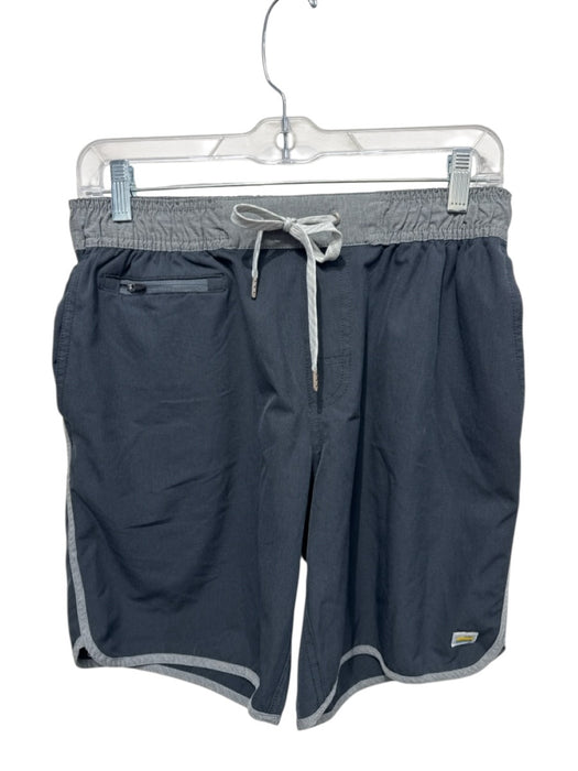 Vuori Size S Black & Gray Synthetic Solid Athleisure Men's Shorts Black & Gray / S