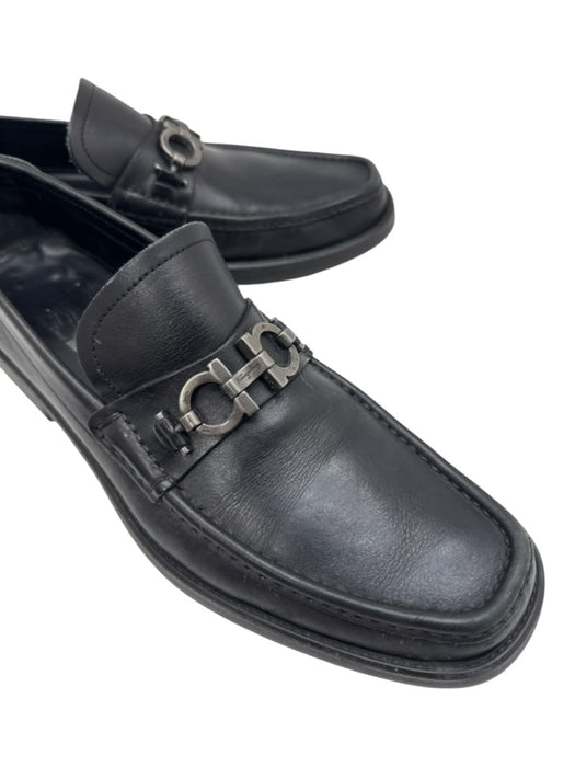 Salvatore Ferragamo Shoe Size 9 Black Leather Horsebit Men's Shoes Black / 9