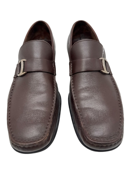Salvatore Ferragamo Shoe Size 9 AS IS Brown Leather Buckle Men's Shoes Brown / 9