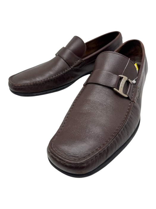 Salvatore Ferragamo Shoe Size 9 AS IS Brown Leather Buckle Men's Shoes Brown / 9