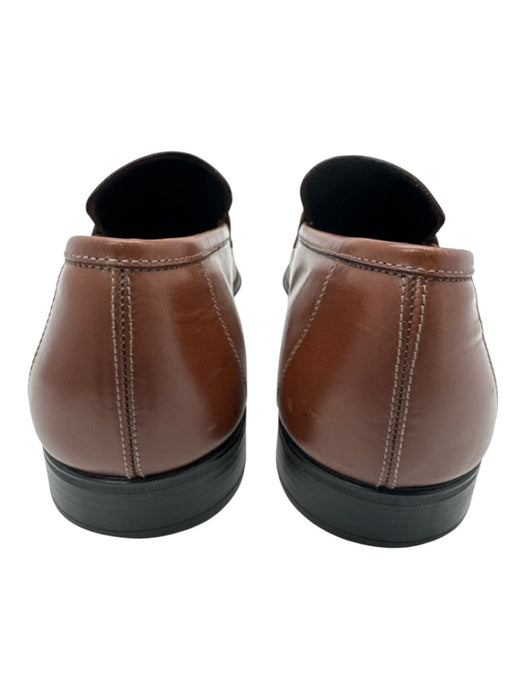Salvatore Ferragamo Shoe Size 9 Brown Leather Stacked Heel Men's Shoes Brown / 9