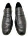 Salvatore Ferragamo Shoe Size 9 Black Leather Stacked Heel Men's Shoes Black / 9