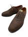 Allen Edmonds Shoe Size 9 Brown Leather Stacked Heel Lace Up Men's Shoes Brown / 9