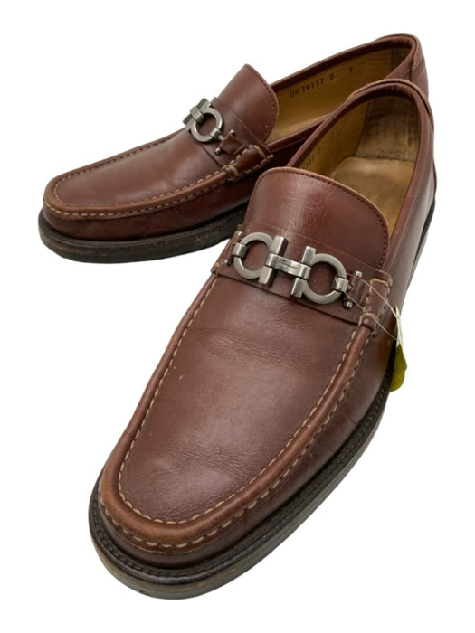 Salvatore Ferragamo Shoe Size 9 Brown Leather Horsebit Men's Shoes Brown / 9