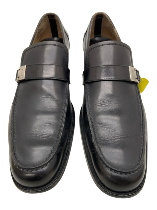 Salvatore Ferragamo Shoe Size 9 Black Leather Buckle Men's Shoes Black / 9