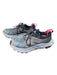 Hoka Shoe Size 8 Blue & Pink Canvas & Rubber low ankle lace up Running Sneakers Blue & Pink / 8