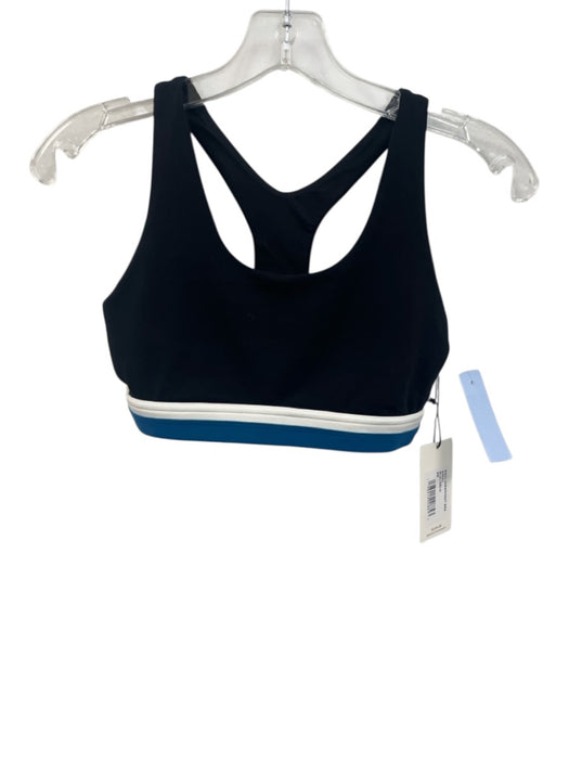 Splits 59 Size XS Black, Blue, White Nylon & Spandex Legging Sports Bra Pant Set Black, Blue, White / XS