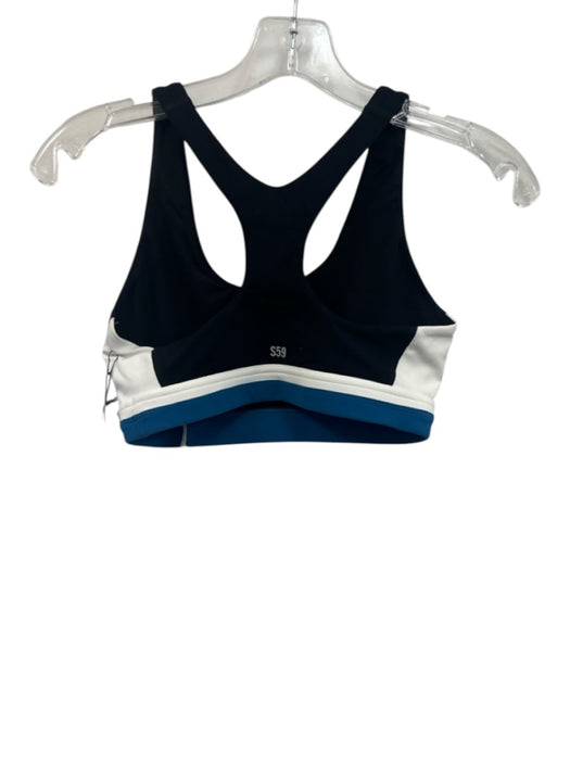 Splits 59 Size XS Black, Blue, White Nylon & Spandex Legging Sports Bra Pant Set Black, Blue, White / XS