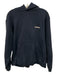 Madhappy Size M Cotton Navy & White Long Sleeve Contrast Stitch Hood Sweatshirt Cotton / M