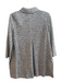 St. John Size 12 White & Black Rayon Blend Knit 4 Button Front Collar Jacket White & Black / 12