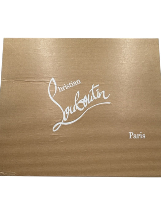 Christian Louboutin Shoe Size 39 Black Leather Upper Suede Pointed Toe Booties Black / 39