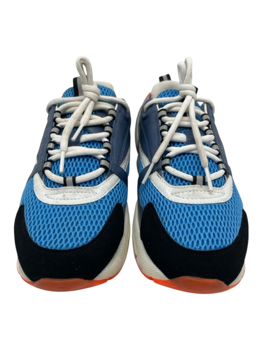 Dior Shoe Size 42 Blue & Orange Synthetic Mesh Sneaker Men's Shoes Blue & Orange / 42