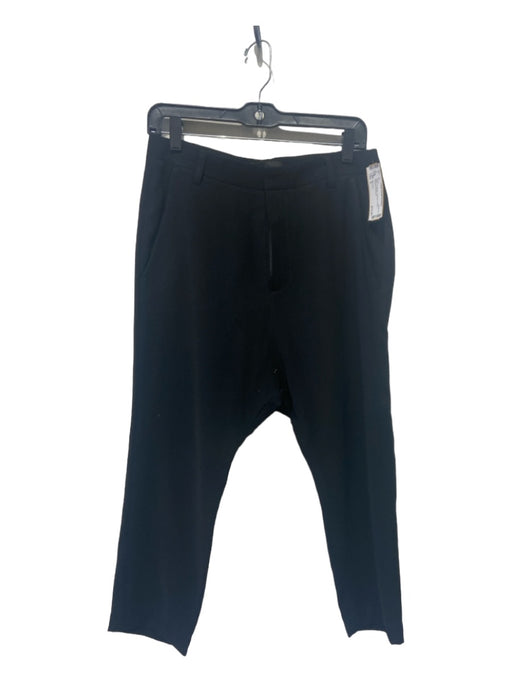 Nili Lotan Size 2 Black Polyester Tapered Loops Pockets Pants Black / 2