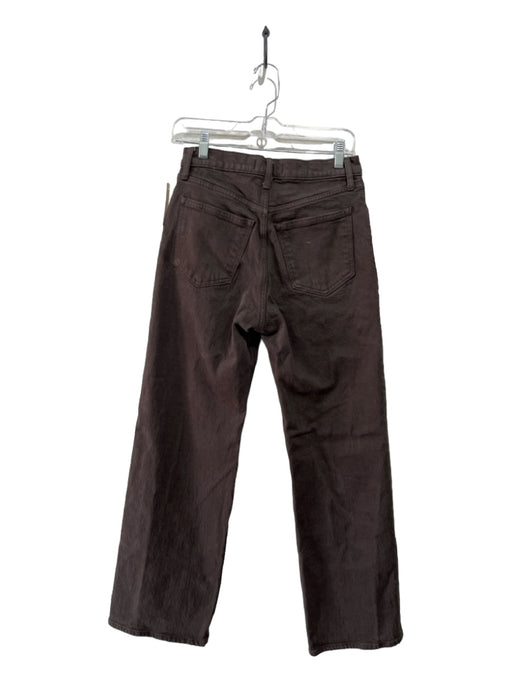 Abercrombie & Fitch Size 26 Dark Brown Cotton Denim High Rise Jeans Dark Brown / 26