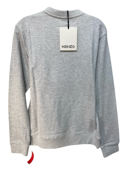 Kenzo NWT Size M Gray Cotton logo Graphic Long Sleeve Sweatshirt M