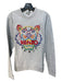 Kenzo NWT Size M Gray Cotton logo Graphic Long Sleeve Sweatshirt M