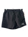 Armani Size 48 NWT Black Polyester logo Elastic Waist Swim Trunks 48