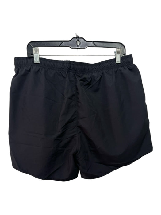 Armani Size 54 NWT Black Polyester logo Elastic Waist Swim Trunks 54