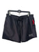 Armani Size 54 NWT Black Polyester logo Elastic Waist Swim Trunks 54