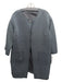 St John Size 10 Gray Nylon & Acetate Ribbed Rhinestone Buttons Jacket Gray / 10