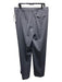 St John Size 10 Gray Rayon Blend Low Rise Pleat Detail Straight Pants Gray / 10