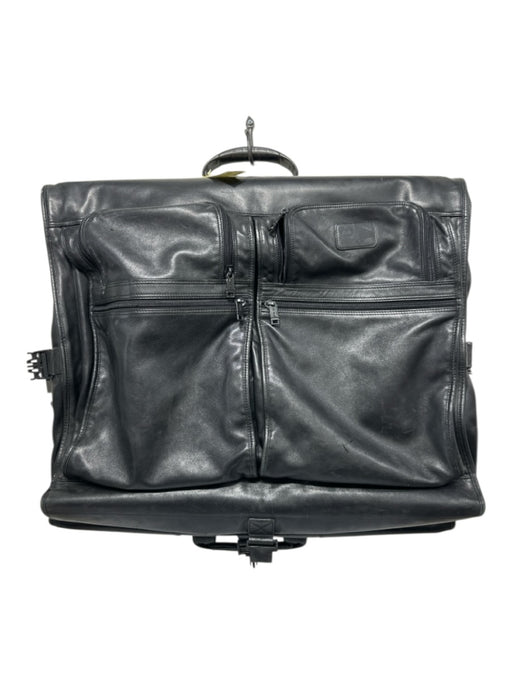 Tumi AS IS Black Leather Men's Bag Black