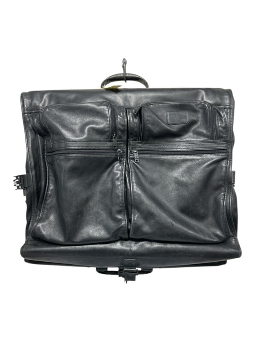Tumi AS IS Black Leather Men's Bag Black