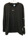 Nocta Size 4XL Black & White Nylon Solid Men's Long Sleeve Shirt Black & White / 4XL