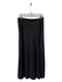 Lafayette Size 16 Black Wool Blend A-line Horizontal Piping Midi Lined Skirt Black / 16