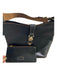 Dooney & Bourke Black Leather Pebbled Shoulder Bag Gold Hardware Bucket Bag Black