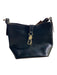 Dooney & Bourke Black Leather Pebbled Shoulder Bag Gold Hardware Bucket Bag Black