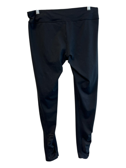 The North Face Size L Black Polyester Blend Mid Rise Elastic Waist Leggings Black / L