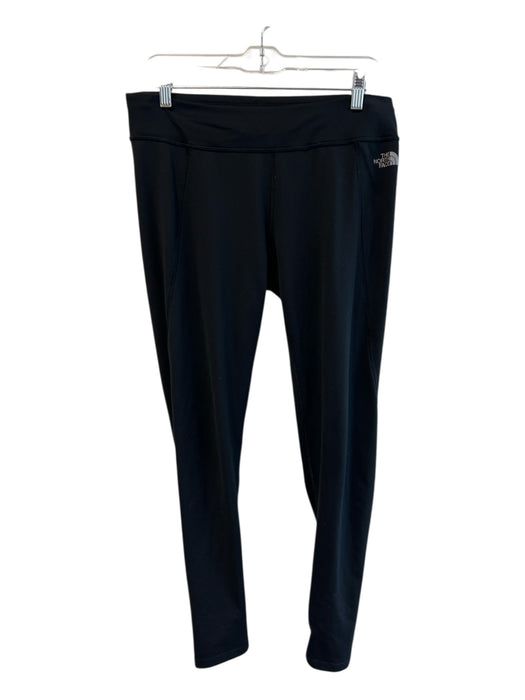 The North Face Size L Black Polyester Blend Mid Rise Elastic Waist Leggings Black / L