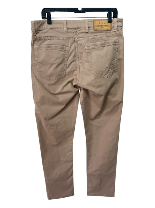 Teleria Size 36 Tan Cotton Blend Solid Khakis Men's Pants 36