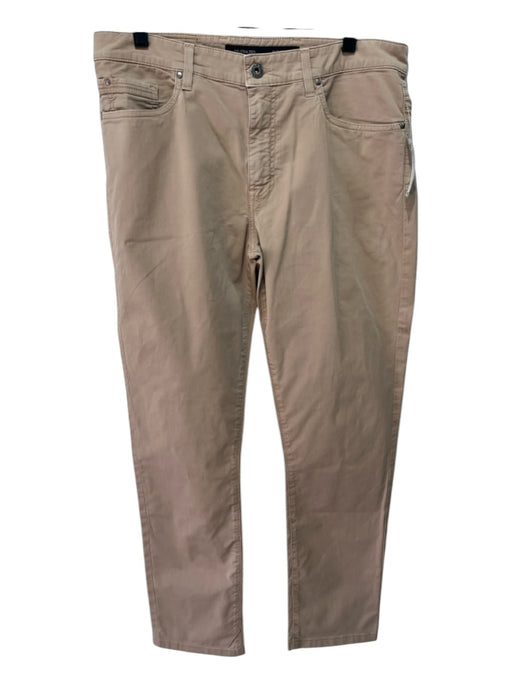 Teleria Size 36 Tan Cotton Blend Solid Khakis Men's Pants 36