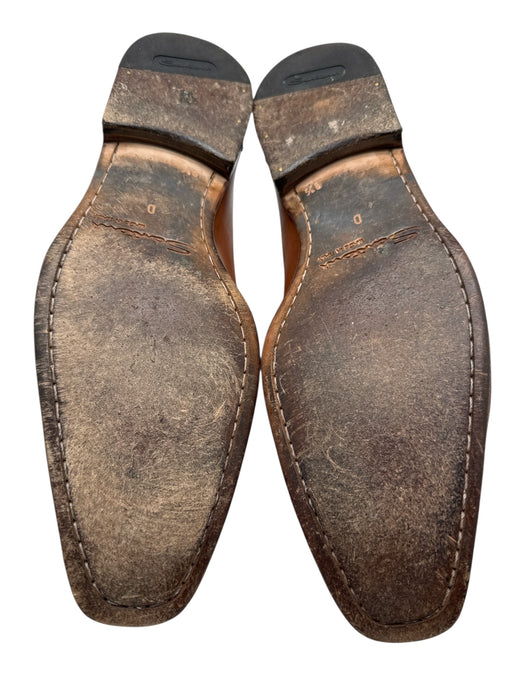 Santoni Shoe Size 9.5 Brown Leather Solid Men's Shoes Brown / 9.5