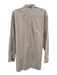 Alan Paine Size L White & Multi Cotton Grid Button Up Men's Long Sleeve Shirt White & Multi / L