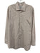 Alan Paine Size L White & Multi Cotton Grid Button Up Men's Long Sleeve Shirt White & Multi / L