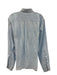Peter Millar Size L Light blue Linen Solid Button Up Men's Long Sleeve Shirt Light blue / L