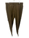 Miller Brothers Size Est 36 Dark Tan Wool Solid Dress Cuffed Men's Pants Dark Tan / Est 36