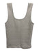 Ilana Kohn Size 2 Beige Cotton Ribbed Sleeveless Elastic Waist Wide Leg Pant Set Beige / 2