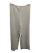 Ilana Kohn Size 2 Beige Cotton Ribbed Sleeveless Elastic Waist Wide Leg Pant Set Beige / 2
