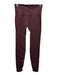 Adanola Size S Burgundy Red Polyamide Zip Up Mock Neck Long Sleeve Jacket Burgundy Red / S