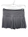 Goldhinge Size S Gray Polyester Elastic Waist Pleated Skirt Gray / S