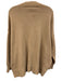 Monica Cordera Size Est L Beige Cotton Blend Knit Button Front Cardigan Sweater Beige / Est L