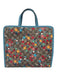 Gucci Brown & Multi Coated Canvas 2 Handles Button Close Star Guccissima Bag Brown & Multi / M