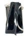 Valentino Garavani Black & White PVC Top Handle Pouch included Logo Tote Bag Black & White / M