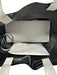 Valentino Garavani Black & White PVC Top Handle Pouch included Logo Tote Bag Black & White / M